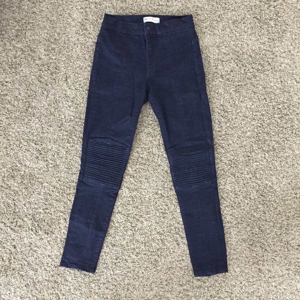 Gap True skinny true sculpt moto jeans
